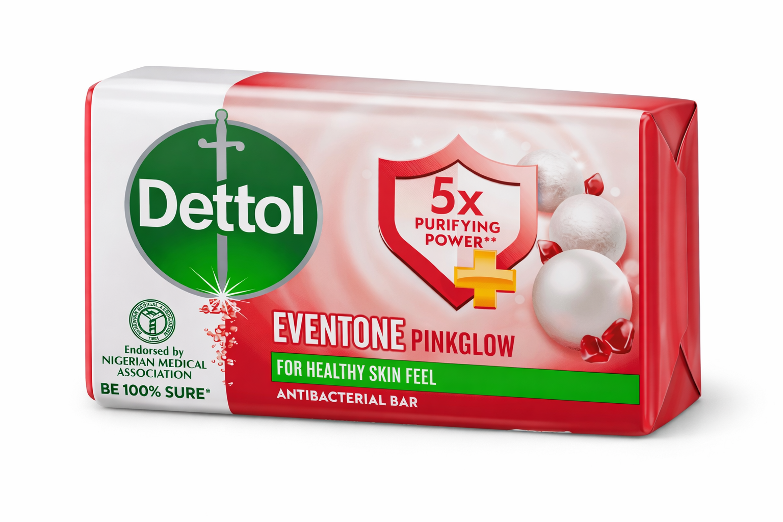 Dettol Eventone PinkGlow antibacterial soap UK