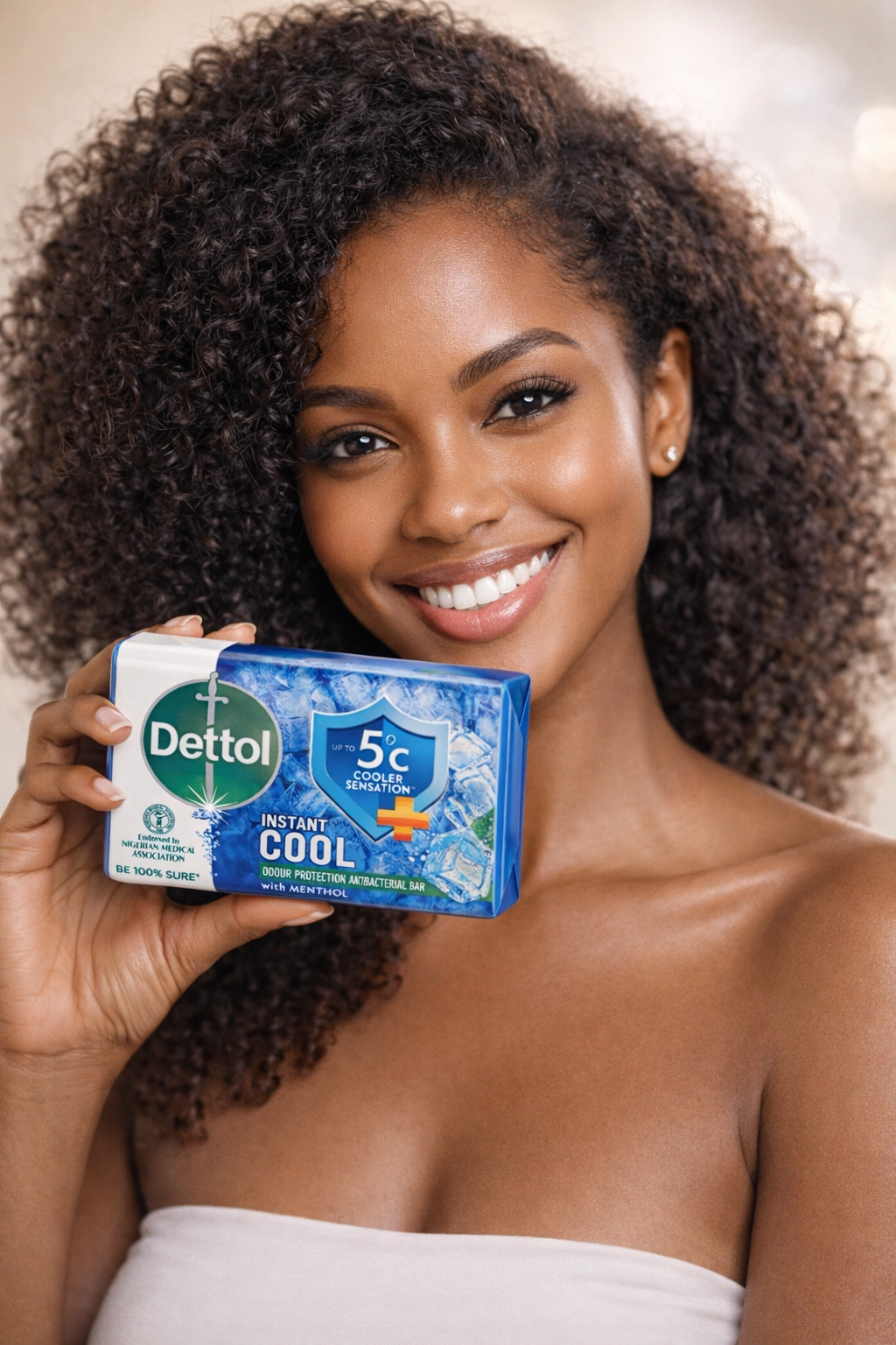 Dettol Instant Cool Bar Soap – Antibacterial Soap with Menthol Freshness (UK)