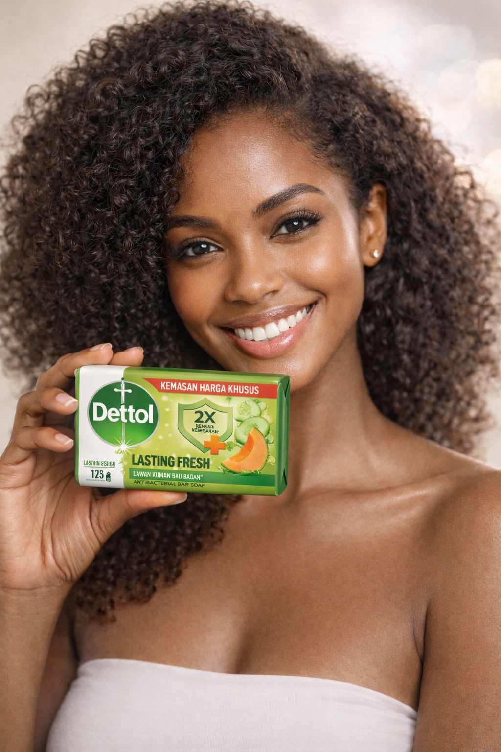 Dettol Lasting Fresh Honeydew & Cucumber Antibacterial Bar Soap – Long-Lasting Freshness (UK)